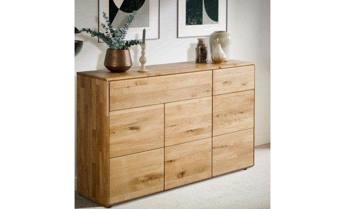 Комод КМ 3 из массива дуба