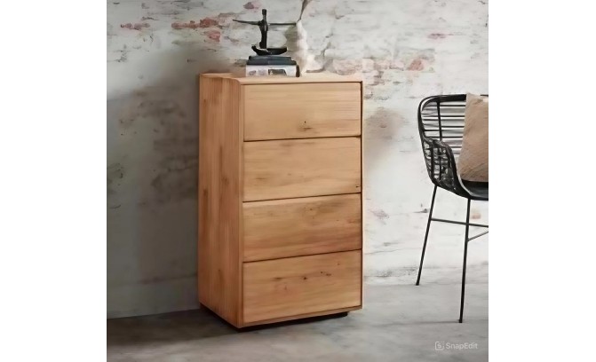 Комод КМ 4 из массива дуба