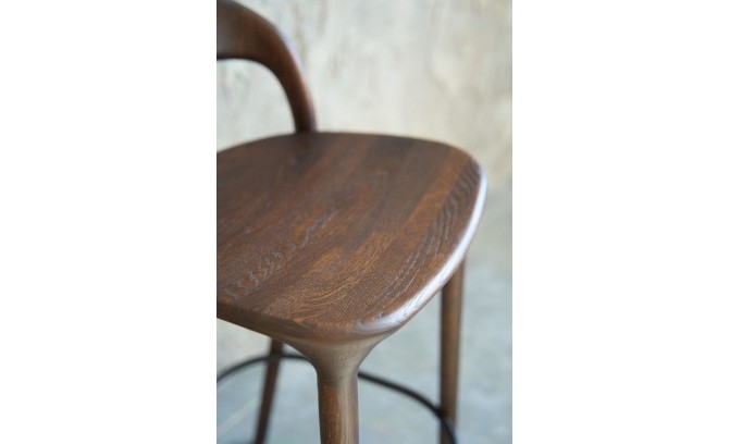 Стул полубарный из массива дуба "Chamberlain Continental"