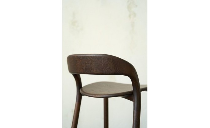 Стул полубарный из массива дуба "Chamberlain Continental"