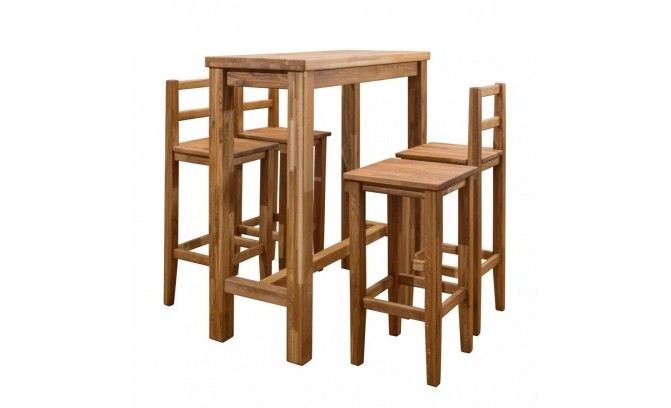 Стол барный из массива дуба "Прованс 01"