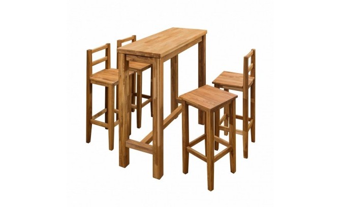 Стол барный из массива дуба "Прованс 01"