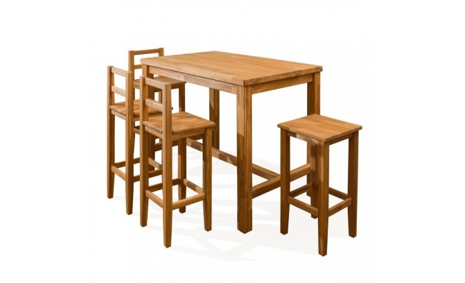 Стол барный из массива дуба "Прованс 02"