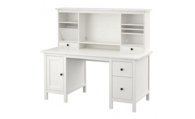 Стол письменный 12 Кантри с надстройкой массив сосны (HEMNES)