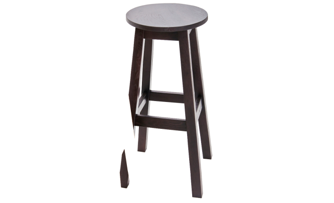 Табурет барный массив дуба Батистен