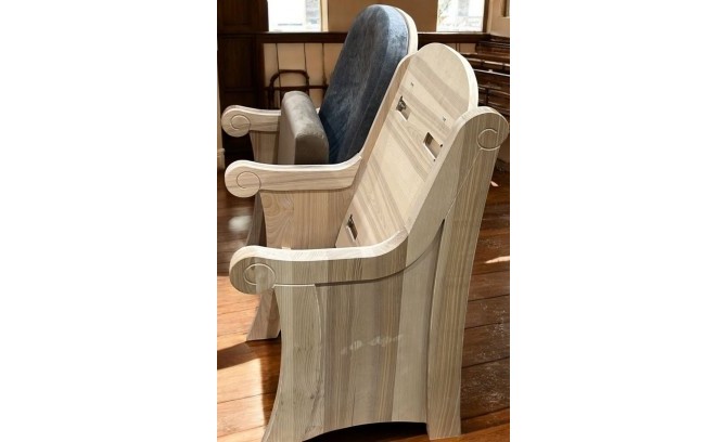 Кресла для конференц зала из массива под заказ (массив дуба)