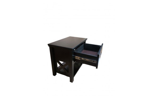 Кровать 180 Форест из массива сосны (белый воск)