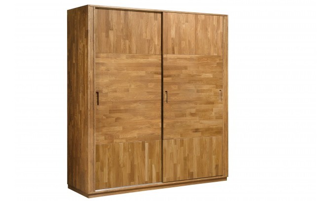 Шкаф-купе СКАНДИ из массива дуба