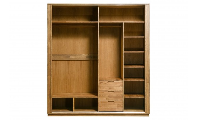 Шкаф-купе СКАНДИ из массива дуба