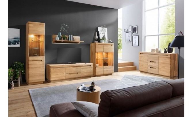 Витрина из массива дуба Даллас R/L