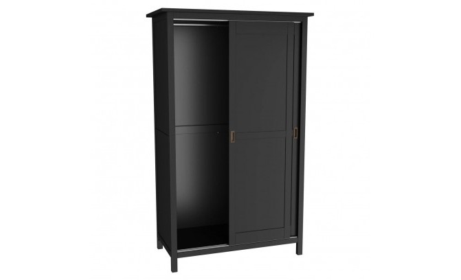 Шкаф для одежды 20SW Кантри массив сосны (HEMNES) блэк